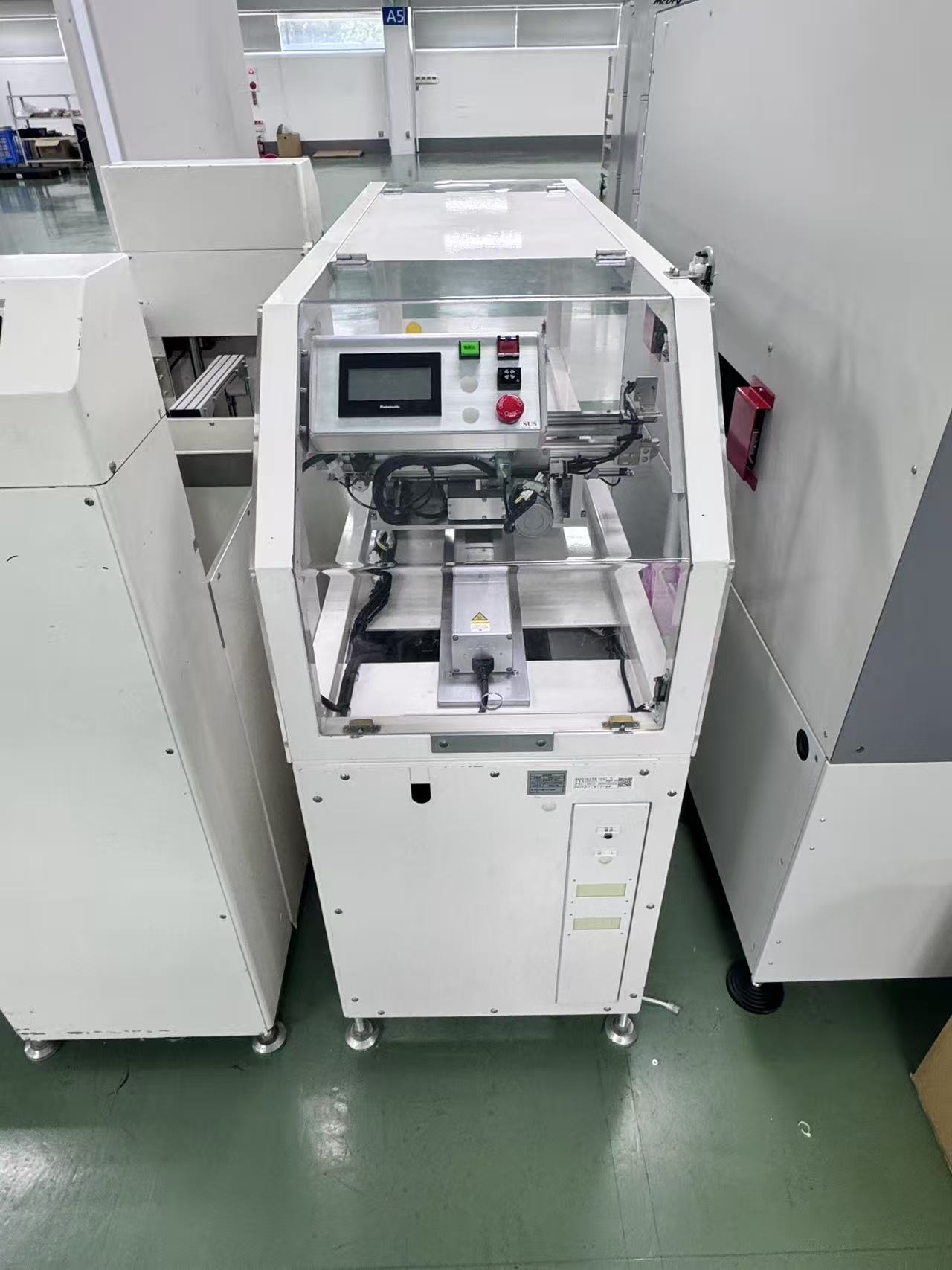 振り分けコンベア、NG/OK収納機